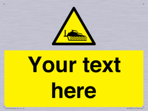 Custom warning grounding cruiser on lock cill